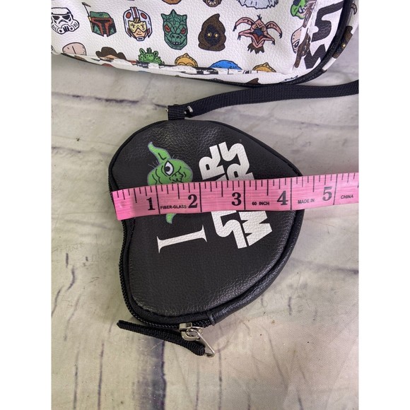 Star Wars Crew All Over Print Faux Leather Mini Backpack Bag With Coin Purse NEW main image 6